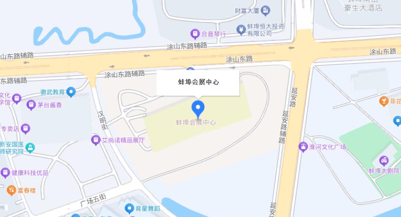 蚌埠家博会交通路线地图
